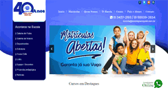 Desktop Screenshot of escolaparoquial.com.br